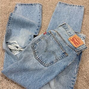 Levi's Light Blue Ankle & Cropped Jeans